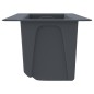 vidaXL Jardineras para europalés 12 uds PP gris 36x13,5x9,5 cm vidaXL Jardineras para europalés 12 uds PP gris 36x13,5x9,5 cm