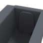 vidaXL Jardineras para europalés 12 uds PP gris 36x13,5x9,5 cm vidaXL Jardineras para europalés 12 uds PP gris 36x13,5x9,5 cm