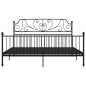vidaXL Estructura de cama de metal 200x200 cm vidaXL Estructura de cama de metal 200x200 cm
