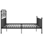 vidaXL Estructura de cama de metal 200x200 cm vidaXL Estructura de cama de metal 200x200 cm