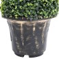 vidaXL Planta espiral de Boj artificial con macetero verde 117 cm vidaXL Planta espiral de Boj artificial con macetero verde 117 cm