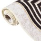 vidaXL Alfombra lavable antideslizante beige claro 160x230 cm vidaXL Alfombra lavable antideslizante beige claro 160x230 cm