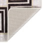 vidaXL Alfombra lavable antideslizante beige claro 160x230 cm vidaXL Alfombra lavable antideslizante beige claro 160x230 cm