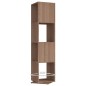 vidaXL Armario giratorio aglomerado roble Sonoma 34,5x34,5x147,5 cm vidaXL Armario giratorio aglomerado roble Sonoma 34,5x34,5x147,5 cm