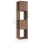 vidaXL Armario giratorio aglomerado roble Sonoma 34,5x34,5x147,5 cm vidaXL Armario giratorio aglomerado roble Sonoma 34,5x34,5x147,5 cm