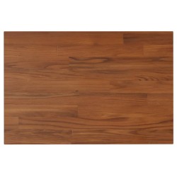 vidaXL Encimera baño madera maciza tratada marrón oscuro 60x40x2,5 cm