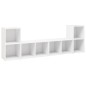 vidaXL Muebles de salón 4 pzas madera ingeniería blanco 72x35x36,5 cm vidaXL Muebles de salón 4 pzas madera ingeniería blanco 72x35x36,5 cm