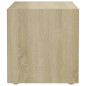 vidaXL Muebles de salón 3 piezas madera de ingeniería roble Sonoma