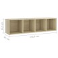 vidaXL Muebles de salón 3 piezas madera de ingeniería roble Sonoma