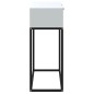 vidaXL Mesa consola hierro y madera contrachapada blanco 80x30x75 cm vidaXL Mesa consola hierro y madera contrachapada blanco 80x30x75 cm