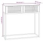 vidaXL Mesa consola hierro y madera contrachapada blanco 80x30x75 cm vidaXL Mesa consola hierro y madera contrachapada blanco 80x30x75 cm