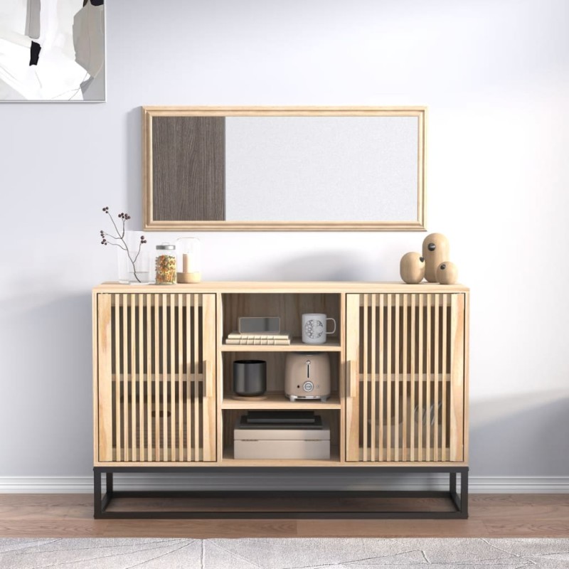 vidaXL Aparador de madera contrachapada 105x30x65 cm vidaXL Aparador de madera contrachapada 105x30x65 cm