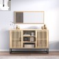 vidaXL Aparador de madera contrachapada 105x30x65 cm vidaXL Aparador de madera contrachapada 105x30x65 cm
