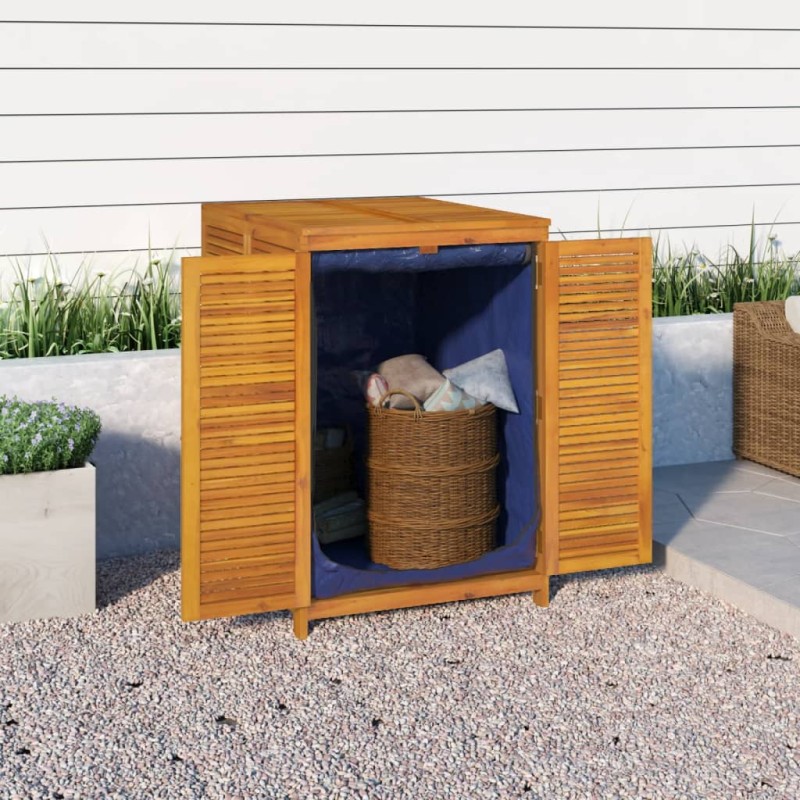 vidaXL Caja de almacenaje de jardín madera maciza acacia 70x87x104 cm vidaXL Caja de almacenaje de jardín madera maciza acacia 70x87x104 cm