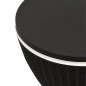 vidaXL Mesa nevera 3 en 1 polipropileno negro vidaXL Mesa nevera 3 en 1 polipropileno negro
