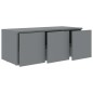 vidaXL Mueble para TV madera contrachapada gris 80x34x30 cm vidaXL Mueble para TV madera contrachapada gris 80x34x30 cm