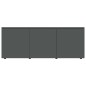 vidaXL Mueble para TV madera contrachapada gris 80x34x30 cm vidaXL Mueble para TV madera contrachapada gris 80x34x30 cm