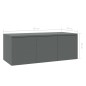 vidaXL Mueble para TV madera contrachapada gris 80x34x30 cm vidaXL Mueble para TV madera contrachapada gris 80x34x30 cm