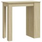 vidaXL Mesa bar estante almacenaje contrachapada roble 102x50x103,5 cm vidaXL Mesa bar estante almacenaje contrachapada roble 102x50x103,5 cm