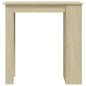 vidaXL Mesa bar estante almacenaje contrachapada roble 102x50x103,5 cm vidaXL Mesa bar estante almacenaje contrachapada roble 102x50x103,5 cm
