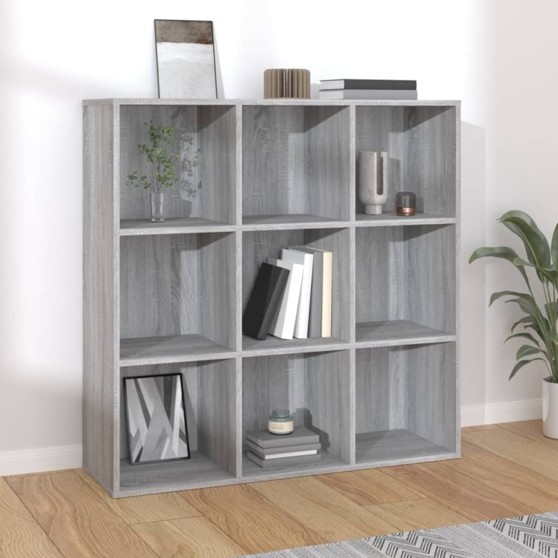 vidaXL Estantería gris Sonoma 98x29x97,5 cm vidaXL Estantería gris Sonoma 98x29x97,5 cm