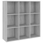 vidaXL Estantería gris Sonoma 98x29x97,5 cm vidaXL Estantería gris Sonoma 98x29x97,5 cm