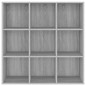 vidaXL Estantería gris Sonoma 98x29x97,5 cm vidaXL Estantería gris Sonoma 98x29x97,5 cm
