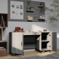 vidaXL Escritorio de madera contrachapada gris Sonoma 140x50x75 cm vidaXL Escritorio de madera contrachapada gris Sonoma 140x50x75 cm