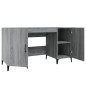 vidaXL Escritorio de madera contrachapada gris Sonoma 140x50x75 cm vidaXL Escritorio de madera contrachapada gris Sonoma 140x50x75 cm