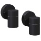 vidaXL Lámpara de pared exterior 2 uds acero inoxidable descendente vidaXL Lámpara de pared exterior 2 uds acero inoxidable descendente