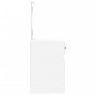 vidaXL Tocador con LED madera contrachapada blanco 90x50x132,5 cm vidaXL Tocador con LED madera contrachapada blanco 90x50x132,5 cm