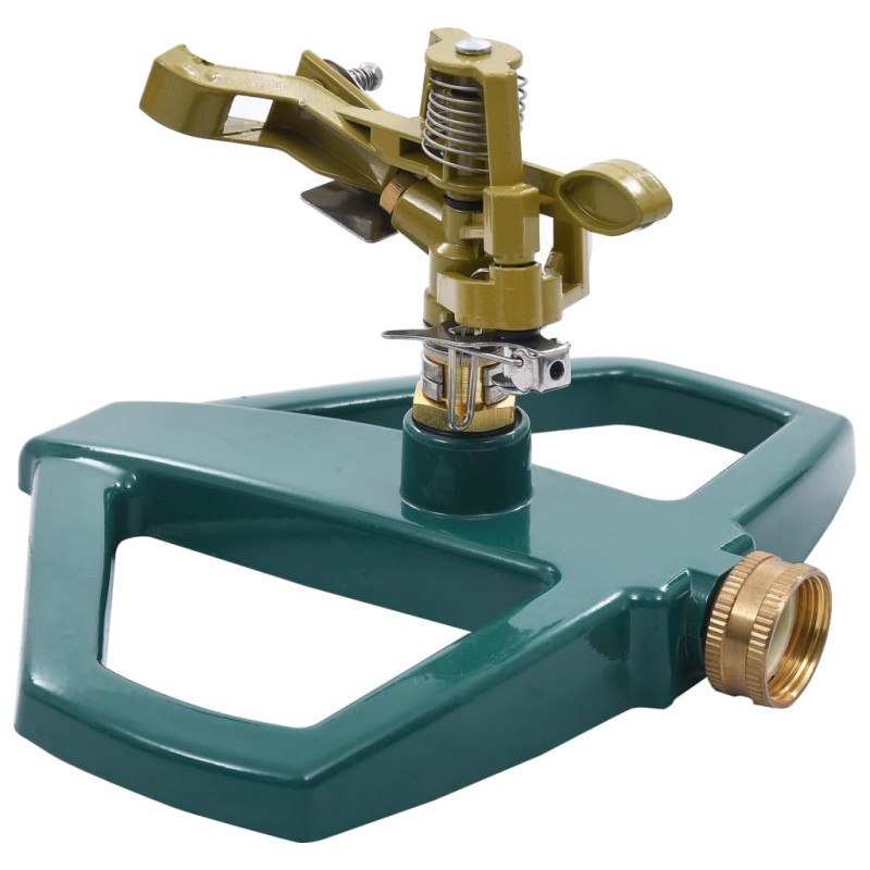 vidaXL Aspersor giratorio metal verde 21x22x13 cm vidaXL Aspersor giratorio metal verde 21x22x13 cm