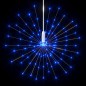 vidaXL Luces de petardo de navidad exterior azul 10 uds 1400 LED 20 cm vidaXL Luces de petardo de navidad exterior azul 10 uds 1400 LED 20 cm