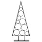 vidaXL Árbol de Navidad para decoración metal negro 90 cm vidaXL Árbol de Navidad para decoración metal negro 90 cm