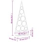 vidaXL Árbol de Navidad para decoración metal negro 90 cm vidaXL Árbol de Navidad para decoración metal negro 90 cm