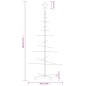 vidaXL Árbol de Navidad metal negro con base de madera 120 cm vidaXL Árbol de Navidad metal negro con base de madera 120 cm