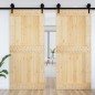 vidaXL Puerta NARVIK madera maciza pino 100x210 cm vidaXL Puerta NARVIK madera maciza pino 100x210 cm