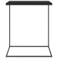 vidaXL Mesa auxiliar de madera contrachapada negro 55x35x66 cm vidaXL Mesa auxiliar de madera contrachapada negro 55x35x66 cm