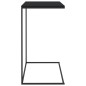 vidaXL Mesa auxiliar de madera contrachapada negro 55x35x66 cm vidaXL Mesa auxiliar de madera contrachapada negro 55x35x66 cm