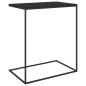 vidaXL Mesa auxiliar de madera contrachapada negro 55x35x66 cm vidaXL Mesa auxiliar de madera contrachapada negro 55x35x66 cm