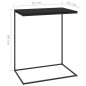 vidaXL Mesa auxiliar de madera contrachapada negro 55x35x66 cm vidaXL Mesa auxiliar de madera contrachapada negro 55x35x66 cm