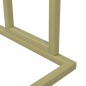 vidaXL Toallero de pie de hierro dorado 48x24x78,5 cm