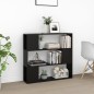 vidaXL Estantería/divisor de espacios negro 100x24x94 cm vidaXL Estantería/divisor de espacios negro 100x24x94 cm
