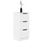 vidaXL Aparador de madera contrachapada blanco 30x30x70 cm vidaXL Aparador de madera contrachapada blanco 30x30x70 cm