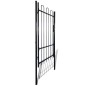 Puerta metálica con arcos para el jardín, 100 x 198 cm Puerta metálica con arcos para el jardín, 100 x 198 cm