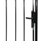 Puerta metálica con arcos para el jardín, 100 x 198 cm Puerta metálica con arcos para el jardín, 100 x 198 cm
