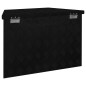 vidaXL Caja de aluminio forma trapezoide negra 70x24x42 cm vidaXL Caja de aluminio forma trapezoide negra 70x24x42 cm
