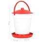 vidaXL Bebedero automático para aves 18 L vidaXL Bebedero automático para aves 18 L