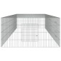 vidaXL Jaula para conejos 3 paneles hierro galvanizado 325x109x54 cm vidaXL Jaula para conejos 3 paneles hierro galvanizado 325x109x54 cm