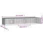 vidaXL Jaula para conejos 3 paneles hierro galvanizado 325x109x54 cm vidaXL Jaula para conejos 3 paneles hierro galvanizado 325x109x54 cm